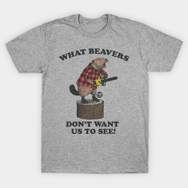 BEAVER T-Shirt by toddgoldmanart